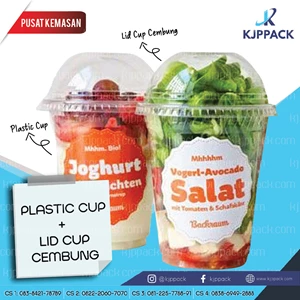 Kemasan Salad Buah - Plastik Cup Juice - Sablon Plastic Cup Salad Buah