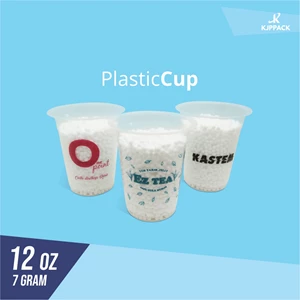 Gelas Plastik Kopi Kulo - Sablon Plastik Cup 12 oz 7gr -  Lebih Hemat Kualitas Maksimal