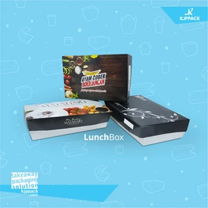 Cetak Kemasan Paper Lunch Box/ Cetak Kemasan Lunch Box Full Color