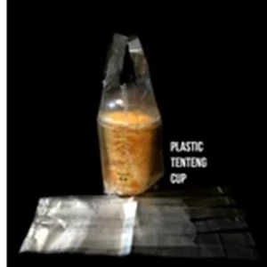 Plastik Tenteng Cup 1 Gelas - Plastik Tenteng Tebal  Distributor