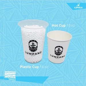Plastic Cup 16oz - Plastic Cup Thai Tea - Sablon Cup Plastik Murah Meriah