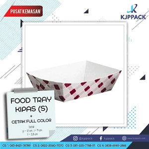 Cetak Piring Kertas - Food Grade Paper Box - Food Tray Paper