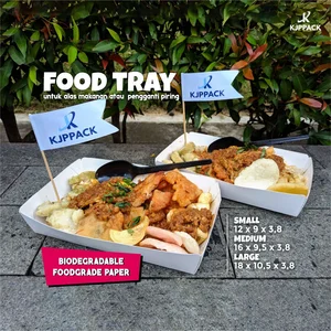 Food Tray Piring Kertas Serbaguna Foodtray Makanan dan Snack 