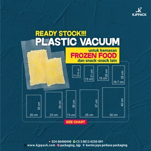 Vacuum Plastic Milkfish presto city of Semarang Vacuum bags of various sizes