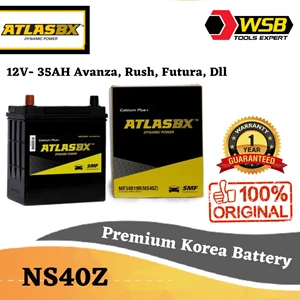 Premium Korea Battery Aki Mobil AtlasBX NS40Z