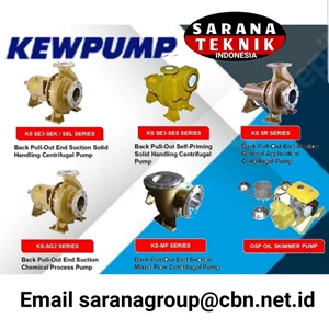 Pompa Sentrifugal Kewpump Back Pull End Suction - Sarana Teknik