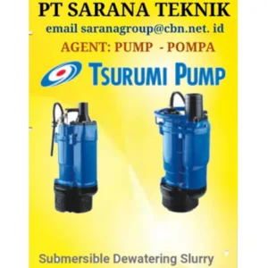 Pompa Submersible Dewatering Slurry Tsurumi