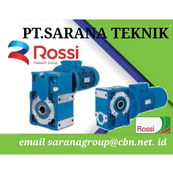 PT SARANA TEKNIK Gearbox Motor ROSSI HELICAL GEAR