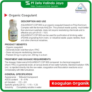 Penjernih Air Koagulan Organik Tawas Organic Coagulant PAC Aluminium