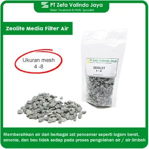 Batu Zeolite Media Filter Alami Penjernih Air 4 - 8 mesh