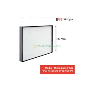 Mikropor HEPA/EPA Filter HFN Series Aluminium Profile HFN-610/915/66-14AD2G 66mm Humidifiers
