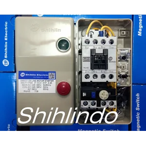 Dol Starter / Magnetic Switch Ms-P11pbe Shihlin 220V / 380V Ada Tombol