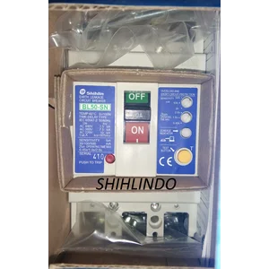 Elcb / Earth Leakage Circuit Breaker Mccb Bl50-Sn (Adj. 30Ma / 100Ma / 500Ma) 3P 15A ~ 50A Shihlin