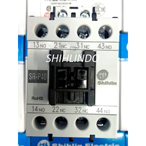 Magnetic Control Relay Sr-P40 (2No2nc / 4No) 24V~380V Shihlin Ac12-5A Ac15-1.6A