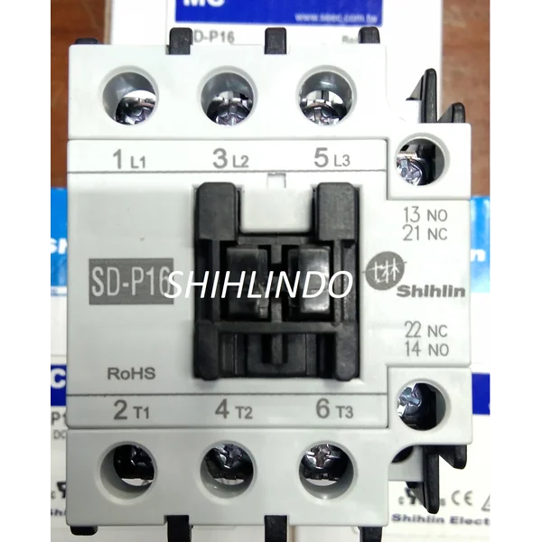 Magnetic Contactor Dc S-Dp16 Shihlin Ac3 - 18A = Ac1 - 30A (1No1nc) 24Vdc