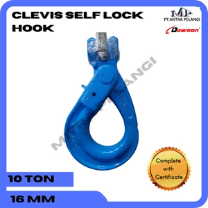 Clevis Self Lock Hook DAWSON Size 16mm WLL 10 TON