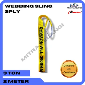  Tali Webbing DAWSON 3 Ton x 2 Mtr SF 7:1 2Ply