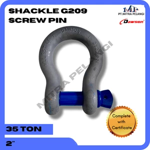 Shackle Hot Dip Screw Pin DAWSON Cap. 35 Ton