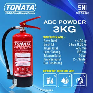 Alat Pemadam Api Tonata - SNI / APAR ABC Powder 90 UL 3 kg