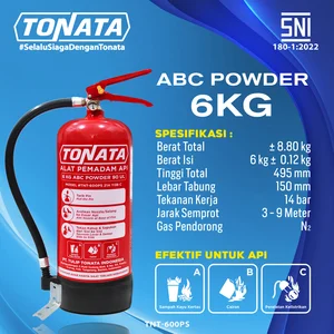 Alat Pemadam Api Tonata - SNI / APAR ABC Powder 6 kg