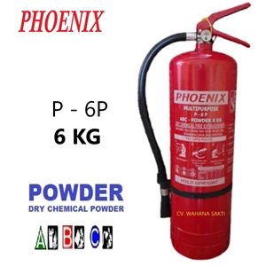 Alat Pemadam  Kebakaran PHOENIX P - 6P Kapasitas 6 Kg Media ABC Dry Chemical Powder