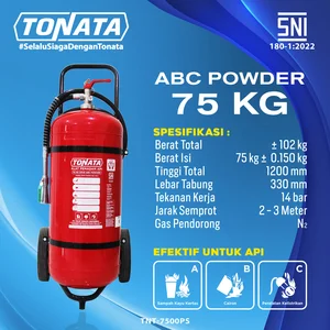Fire Extinguisher Tonata - SNI / APAB ABC Powder 75 kg