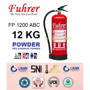 Tabung Pemadam Kebakaran FUHRER FP 1200 ABC Kapasitas 12 Kg Media ABC Dry Chemical Powder
