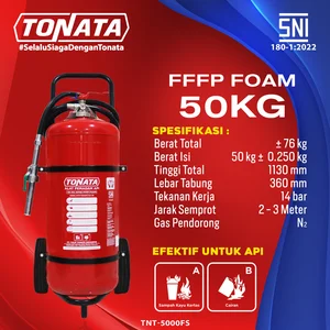 Tonata Wheeled Fire Extinguisher - SNI / APAB FFFP FOAM 50 Kg