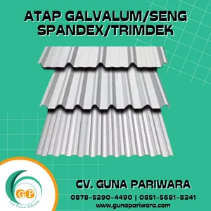 Atap Galvalum / Seng Spandek / Trimdek