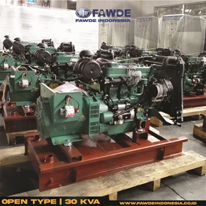 Diesel Genset Open Fawde 30 KVA / 4DW93-42D