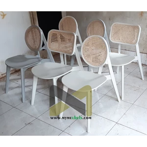 Cane Dinning Chair, Modern Chair, Minimalism Chair