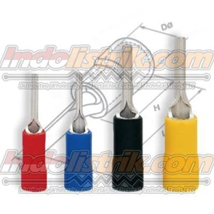 CL Kabel Skun Bulat Panjang PIN 5.5-18FR Kuning Insulated Kabel Lug