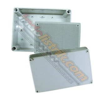 Tibox ABS plastic Box 80x110x70mm Abu-abu + Base Plate Box Panel