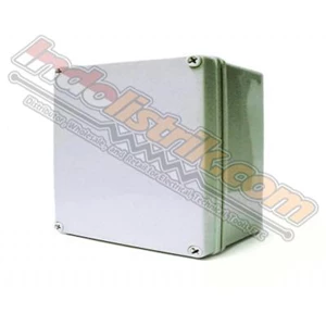  Durabox ABS Plastic Box 125x125x100mm Abu-abu + Base Plate Box Panel