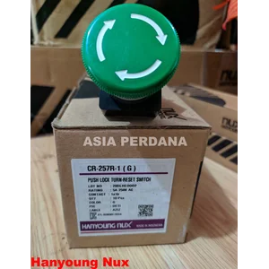 Push Lock Turn-Reset Switch Hanyoung-Cr-257R-1