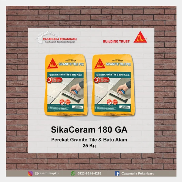 Sika Ceram 180 Ga - Perekat Instan Keramik & Granit Area Basah 25Kg