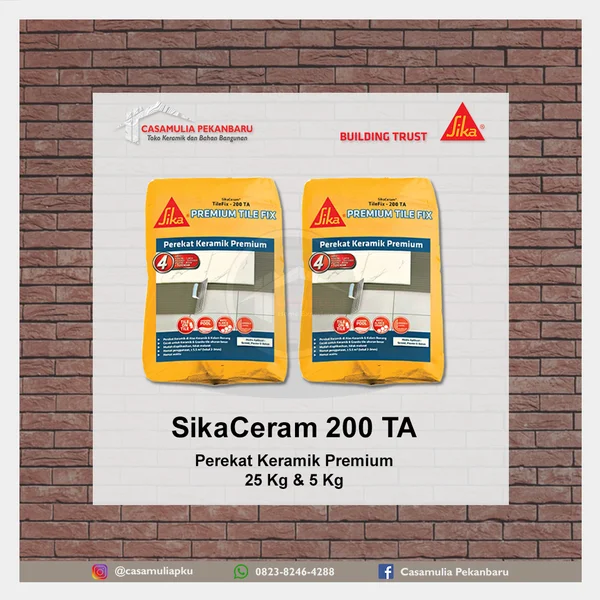 Sika Ceram 200 Ta - Perekat Instan Keramik & Granit (Tile On Tile) 25Kg
