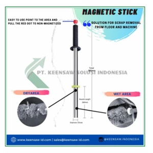 Magnetic Lifter Stick For Scrap Metal Wet And Dry Use