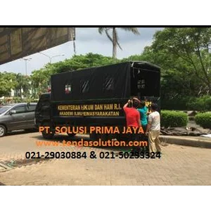 Cover The Container Truck
