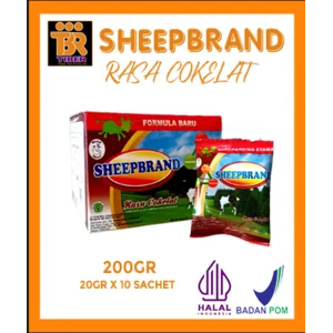 Susu kambing etawa Sheepbrand Coklat 200 gram 10 Sachet