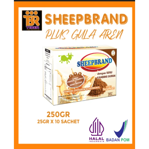 Susu kambing etawa Sheepbrand Gula Aren 