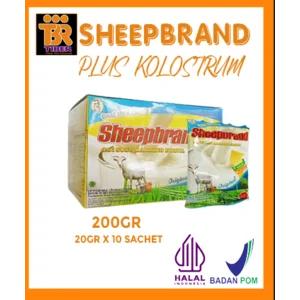 susu kambing sheepbrand plus kolostrum sachet