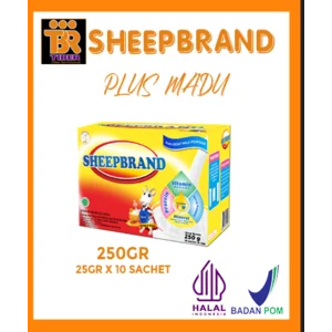 Susu Kambing Sheepbrand rasa madu 250 gr