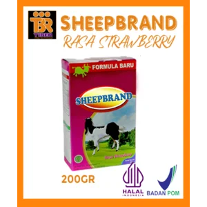 Susu Kambing etawa Sheepbrand Strawbery
