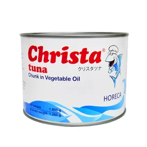 Christa Tuna Horeca Chunk In Oil 1.800 Gr