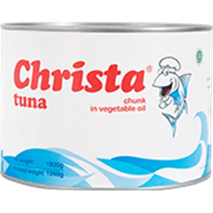 Dari Christa Tuna Vegetable Oil (1.8Kg) - Makanan Dalam Kemasan Kaleng 0