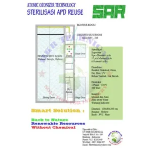 STERILISASI APD REUSE MERK SAR