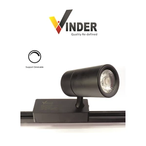 Vinder Track Light Railing Spot Black Body Series 10W