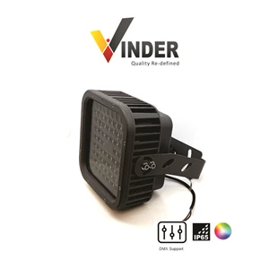 VINDER LED Spotlight Outdoor RGB 72W DMX System