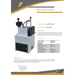 Wet Sieve Shaker Gm/Jks 300